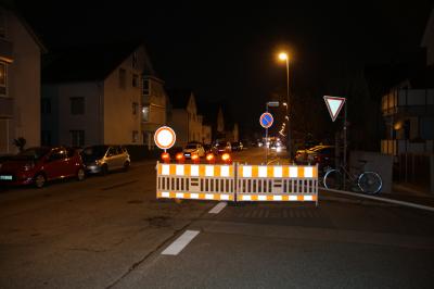 Esslingen-Zell: Brandwache am ausgebrannten Haus